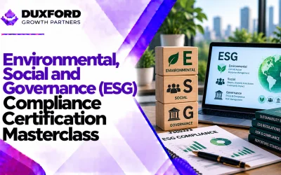 Environmental, Social, and Governance (ESG) Compliance Masterclass in Manchester