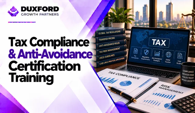 Tax Compliance & Anti-Avoidance Certification Training in Jeddah