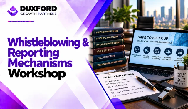 Whistleblowing & Reporting Mechanisms Workshop in Leeds