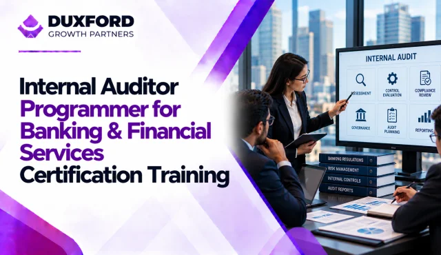 Internal Auditor Programmer for Banking & Financial Services Certification Training in Riyadh