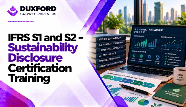 IFRS S1 and S2 - Sustainability Disclosure Certification Training in Riyadh