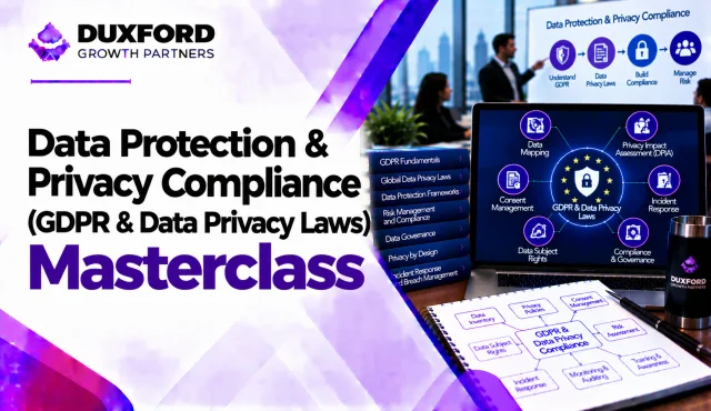 Data Protection & Privacy Compliance (GDPR & Data Privacy Laws) Masterclass in Manchester