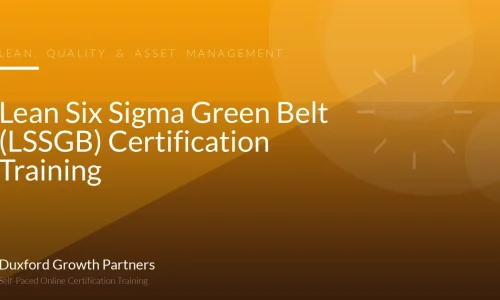 Lean Six Sigma Green Belt (LSSGB) Certification Training