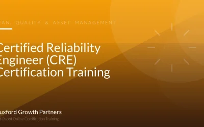 Certified Reliability Engineer (CRE) Certification Training