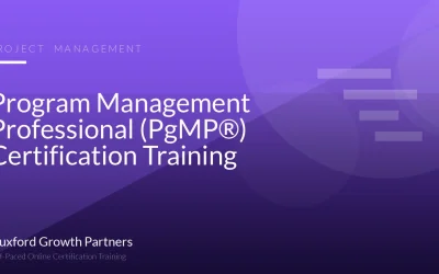 Program Management Professional (PgMP®) Certification Training