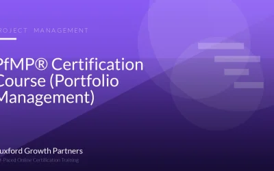 PfMP® Certification Course (Portfolio Management)