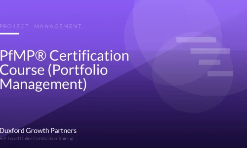 PfMP® Certification Course (Portfolio Management)