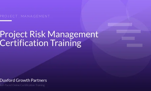 Project Risk Management Certification Training
