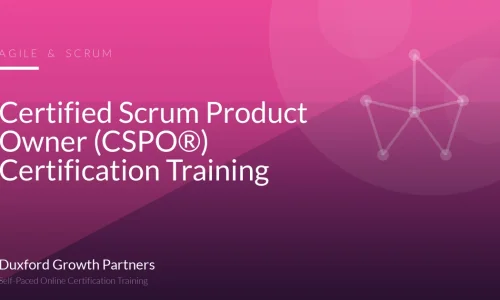 Certified Scrum Product Owner (CSPO®) Certification Training