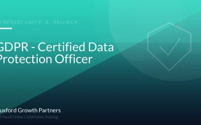 GDPR - Certified Data Protection Officer