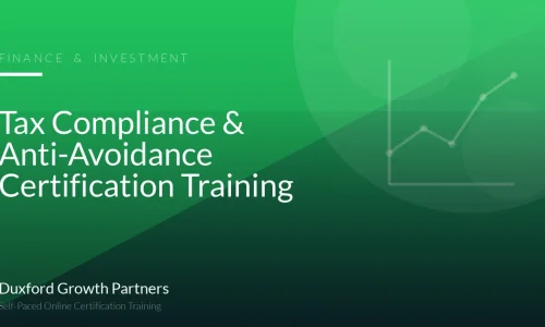 Tax Compliance & Anti-Avoidance Certification Training