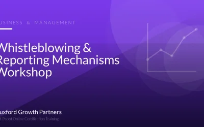 Whistleblowing & Reporting Mechanisms Workshop