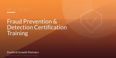 Fraud Prevention & Detection Certification Training