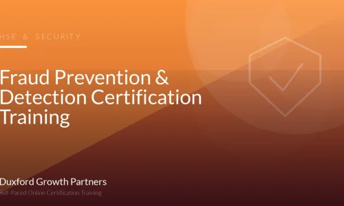 Fraud Prevention & Detection Certification Training