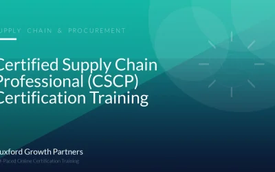 Certified Supply Chain Professional (CSCP) Certification Training
