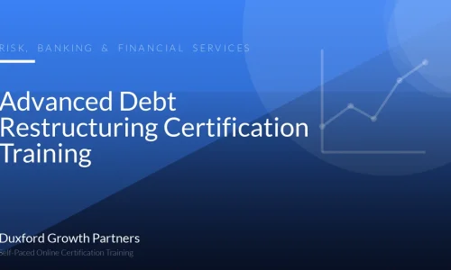 Advanced Debt Restructuring Certification Training