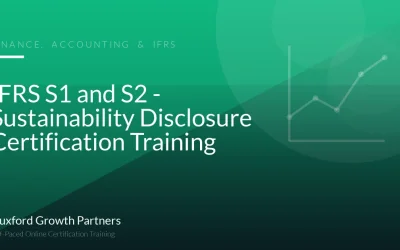 IFRS S1 and S2 - Sustainability Disclosure Certification Training