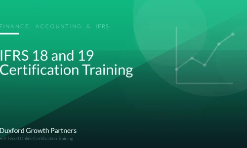IFRS 18 and 19 Certification Training