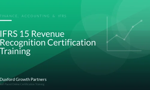 IFRS 15 Revenue Recognition Certification Training