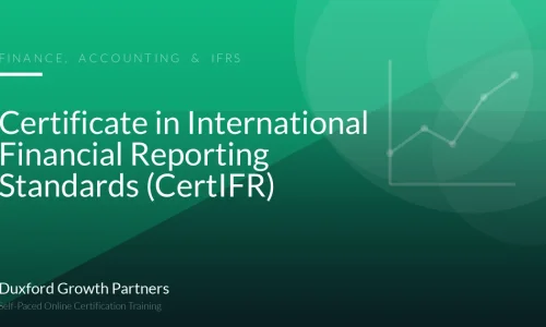 Certificate in International Financial Reporting Standards (CertIFR)