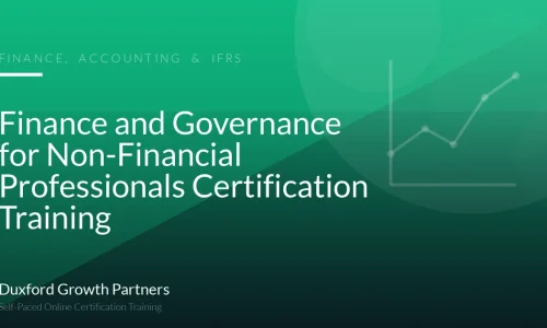 Finance and Governance for Non-Financial Professionals Certification Training