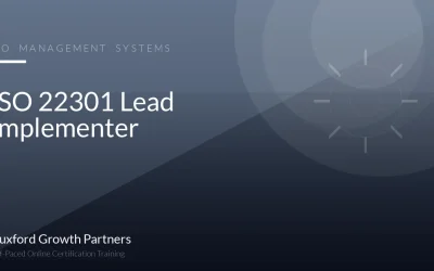 ISO 22301 Lead Implementer