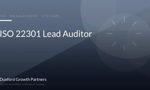 ISO 22301 Lead Auditor