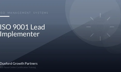 ISO 9001 Lead Implementer