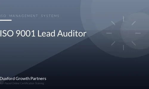 ISO 9001 Lead Auditor