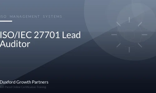 ISO/IEC 27701 Lead Auditor